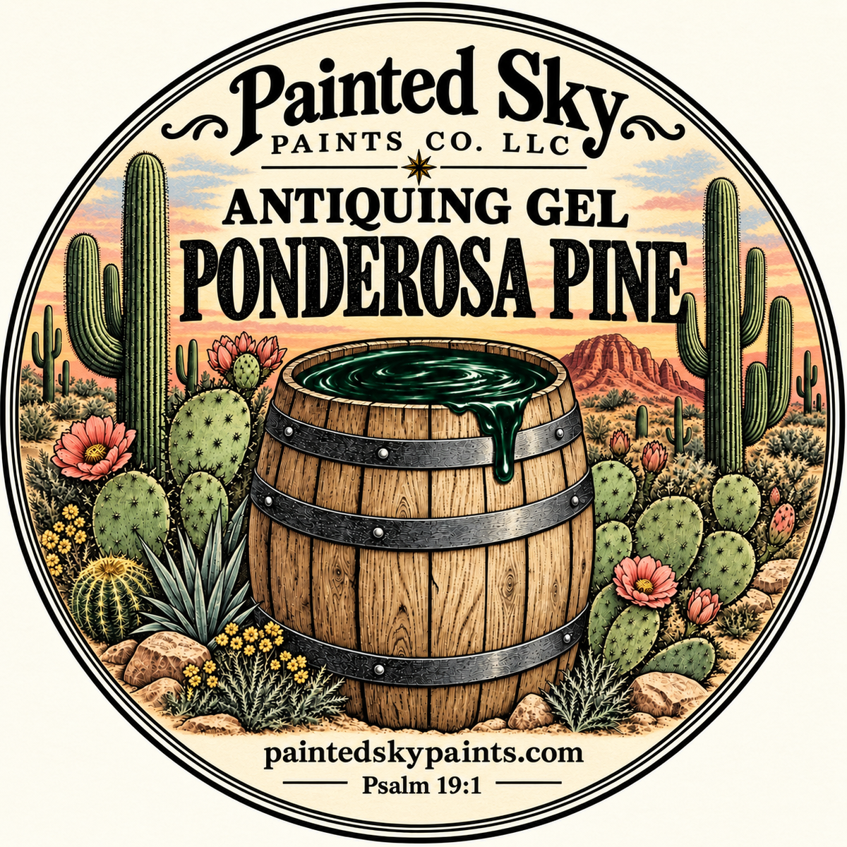 PONDEROSA PINE- ANTIQUE GEL