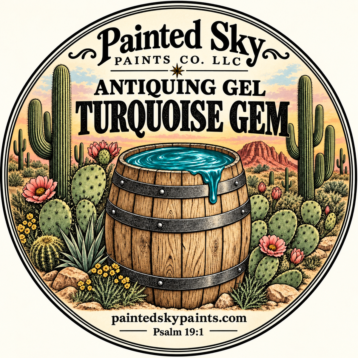 TURQUOISE GEM - ANTIQUING GEL