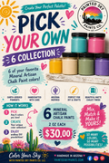 MIX SIX COLLECTION - You choose 6 Mineral Artisan Chalk Paints