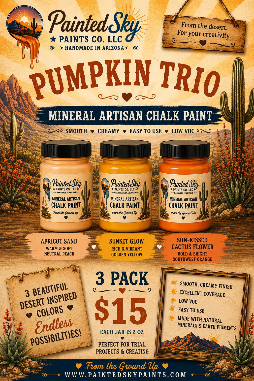 Pumpkin Trio
