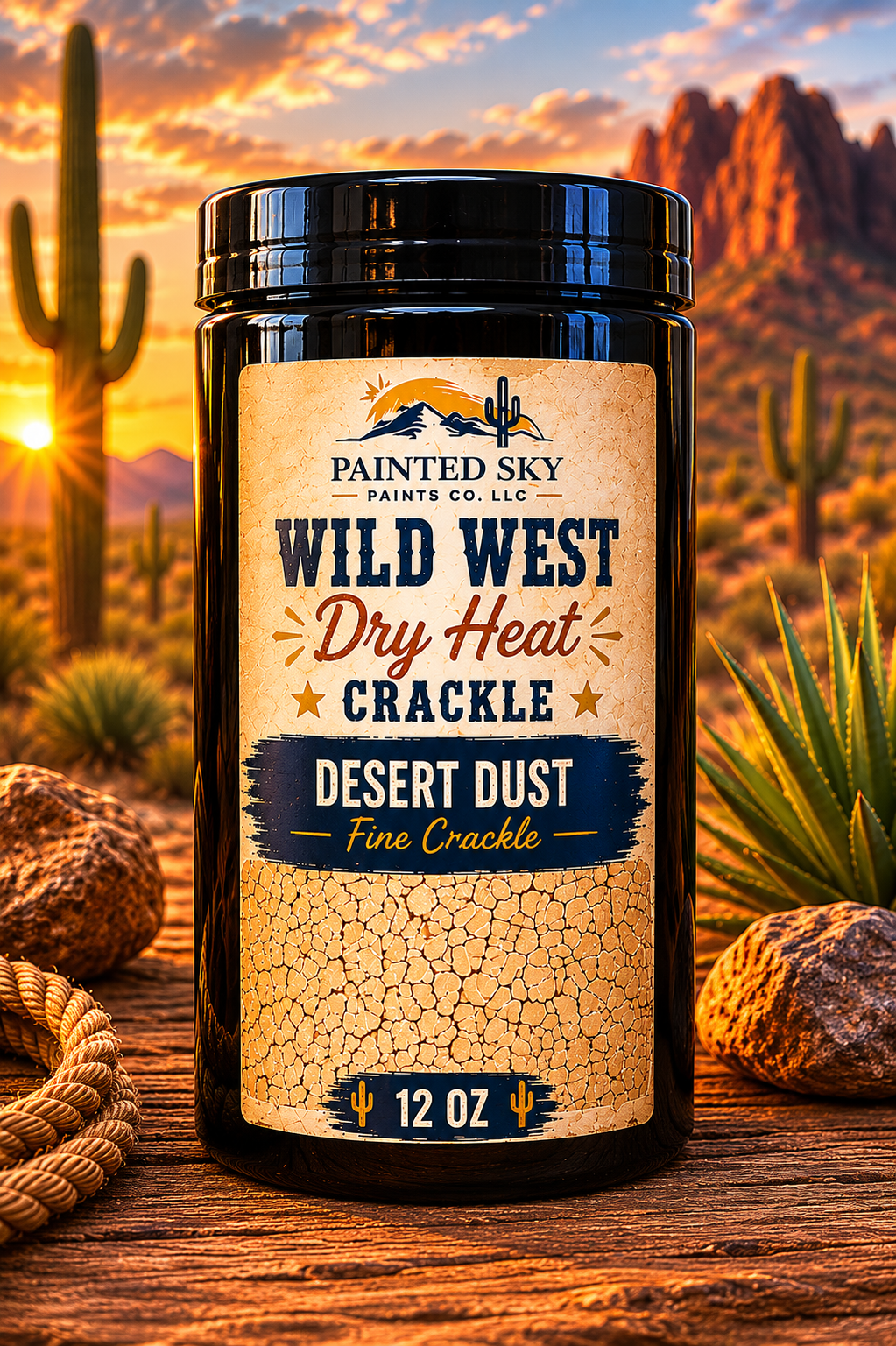 WILD WEST DRY HEAT CRACKLE- Desert Dust