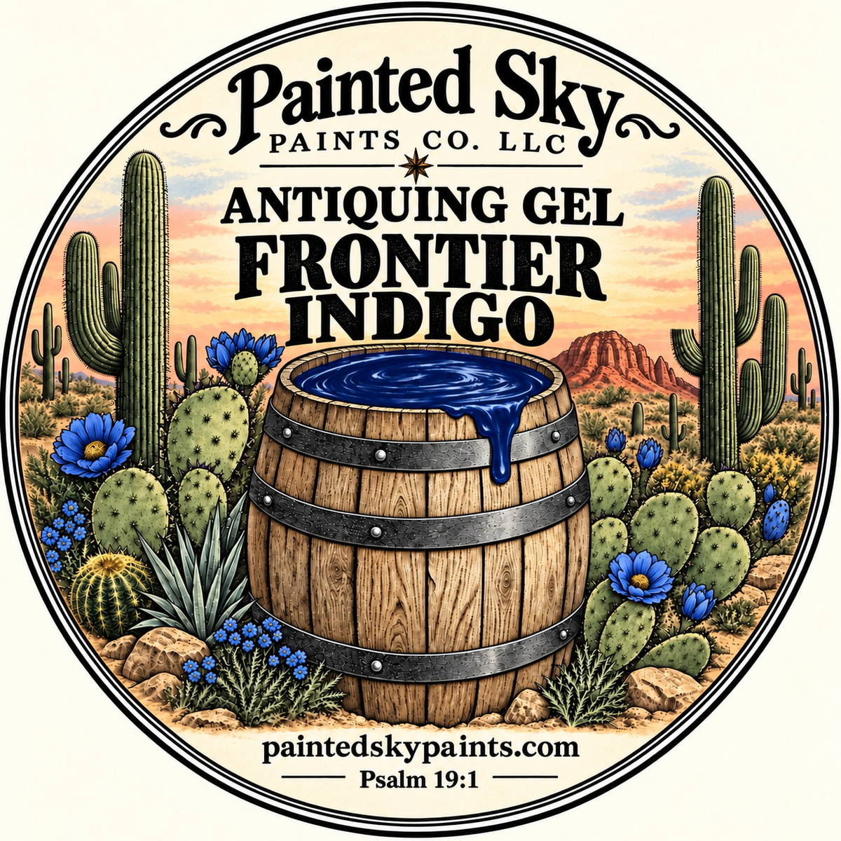 FRONTIER INDIGO - ANTIQUE GEL