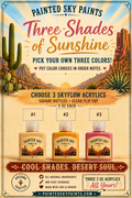 THREE SHADES OF SUNSHINE - Mineral Artisan Skyflow Acrylics