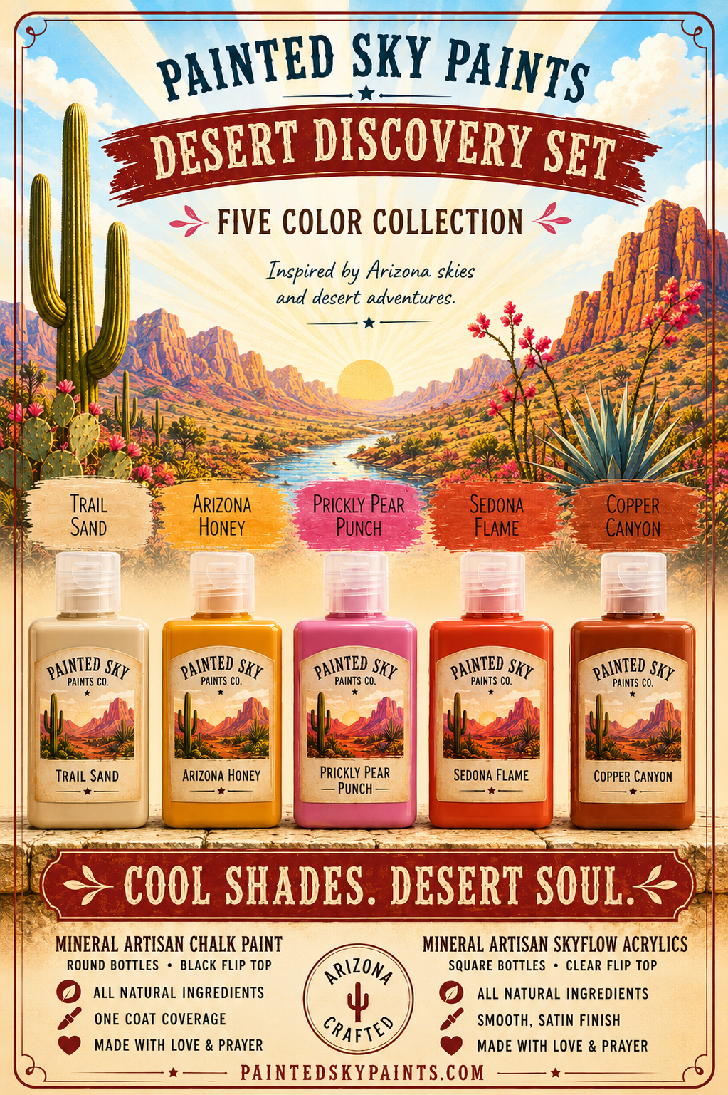 DESERT DISCOVERY- Mineral Artisan Skyflow Acrylics