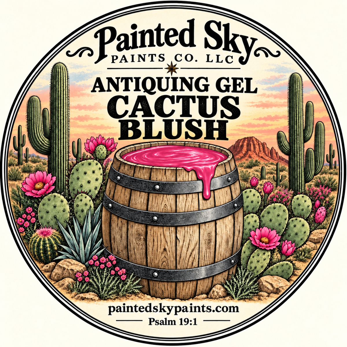 CACTUS BLUSH- ANTIQUE GEL