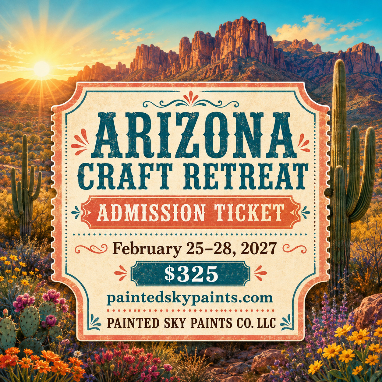 Retreat in Arizona Ticket