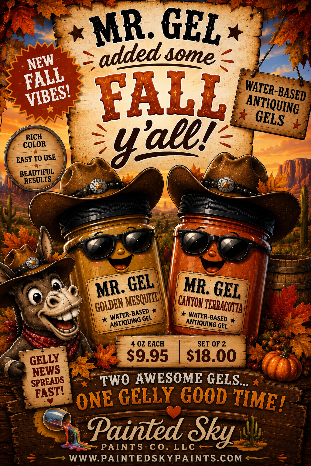 FALL YALL MR GEL- Collection 2 colors