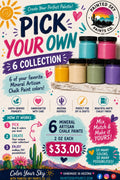 MIX SIX COLLECTION - You choose 6 Mineral Artisan Chalk Paints